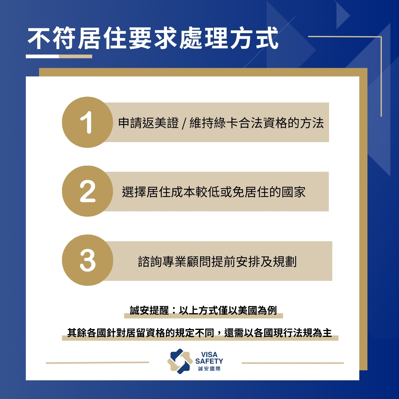 移民監是什麼?誠安精選 10 大國家永居、入籍居住要求條件一覽,更好規劃移民安排 2 無法滿足居住要求怎麼辦?